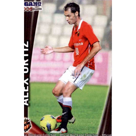 Alex Ortiz Gimnàstic 1074 Las Fichas de la Liga 2012 Platinum Official Quiz Game Collection