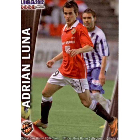 Adrián Luna Gimnàstic 1079 Las Fichas de la Liga 2012 Platinum Official Quiz Game Collection
