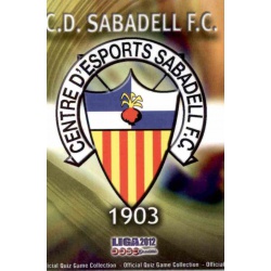 Escudo Sabadell 1090 Las Fichas de la Liga 2012 Platinum Official Quiz Game Collection