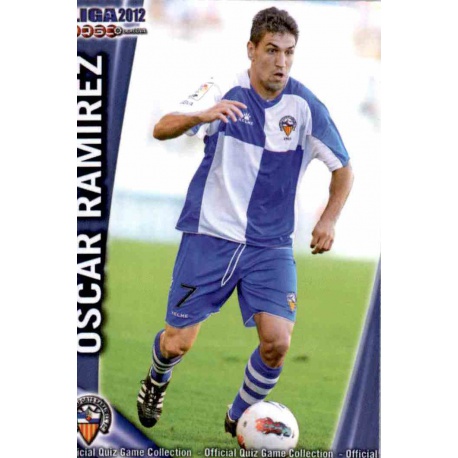 Óscar Ramírez Sabadell 1097 Las Fichas de la Liga 2012 Platinum Official Quiz Game Collection