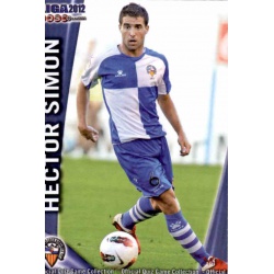 Héctor Simón Sabadell 1098 Las Fichas de la Liga 2012 Platinum Official Quiz Game Collection