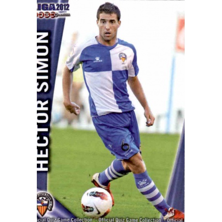 Héctor Simón Sabadell 1098 Las Fichas de la Liga 2012 Platinum Official Quiz Game Collection