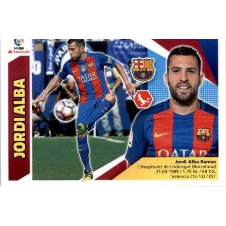 Jordi Alba Barcelona 7A Ediciones Este 2017-18