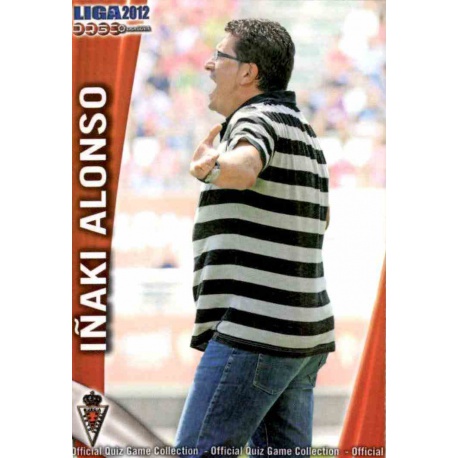 Iñaki Alonso Real Murcia 1113 Las Fichas de la Liga 2012 Platinum Official Quiz Game Collection