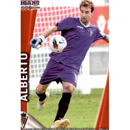 Alberto Real Murcia 1114 Las Fichas de la Liga 2012 Platinum Official Quiz Game Collection