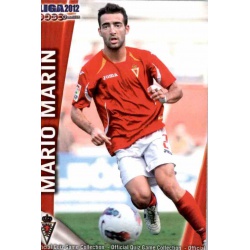 Mario Marín Real Murcia 1115 Las Fichas de la Liga 2012 Platinum Official Quiz Game Collection