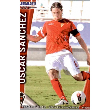 Óscar Sánchez Real Murcia 1120 Las Fichas de la Liga 2012 Platinum Official Quiz Game Collection