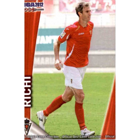 Richi Real Murcia 1125 Las Fichas de la Liga 2012 Platinum Official Quiz Game Collection