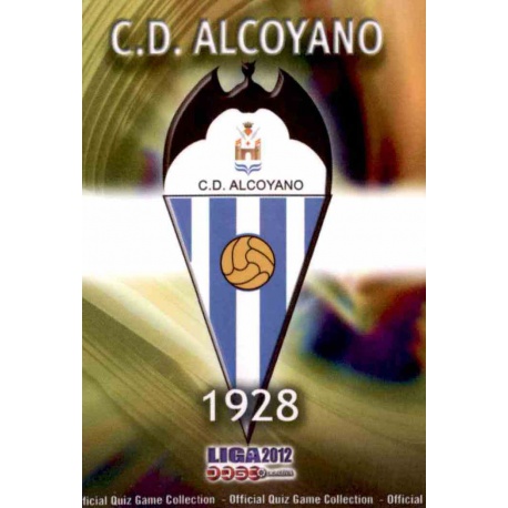 Escudo Alcoyano 1132 Las Fichas de la Liga 2012 Platinum Official Quiz Game Collection