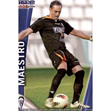 Maestro Alcoyano 1135 Las Fichas de la Liga 2012 Platinum Official Quiz Game Collection