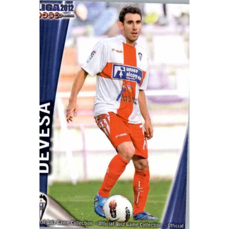Devesa Alcoyano 1139 Las Fichas de la Liga 2012 Platinum Official Quiz Game Collection