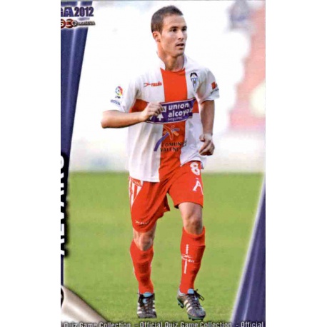 Álvaro Alcoyano 1143 Las Fichas de la Liga 2012 Platinum Official Quiz Game Collection