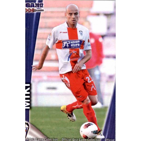 Miki Alcoyano 1145 Las Fichas de la Liga 2012 Platinum Official Quiz Game Collection