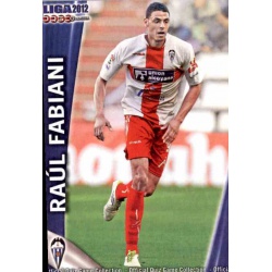 Raúl Fabiani Alcoyano 1148 Las Fichas de la Liga 2012 Platinum Official Quiz Game Collection