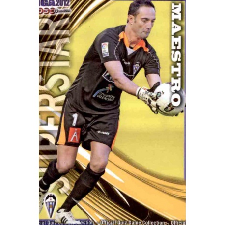 Maestro Superstar Alcoyano 1151 Las Fichas de la Liga 2012 Platinum Official Quiz Game Collection