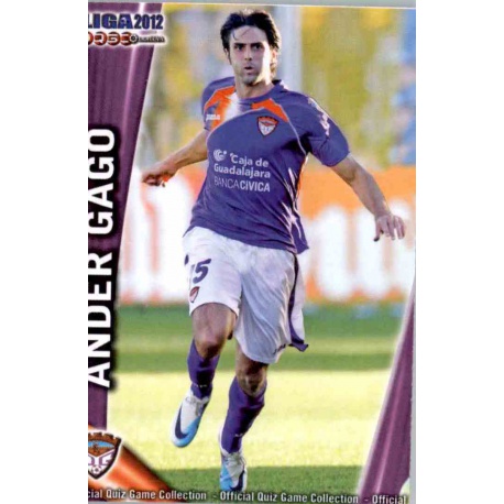Ander Gago Guadalajara 1159 Las Fichas de la Liga 2012 Platinum Official Quiz Game Collection