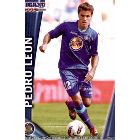 Pedro León Getafe 1178 Las Fichas de la Liga 2012 Platinum Official Quiz Game Collection
