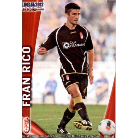 Fran Rico Granada 1194 Las Fichas de la Liga 2012 Platinum Official Quiz Game Collection