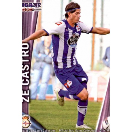 Zé Castro Deportivo 1200 Las Fichas de la Liga 2012 Platinum Official Quiz Game Collection