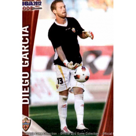 Diego García Almeria 1206 Las Fichas de la Liga 2012 Platinum Official Quiz Game Collection
