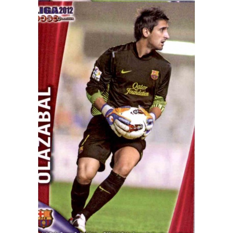 Olazábal Barcelona B 1208 Las Fichas de la Liga 2012 Platinum Official Quiz Game Collection