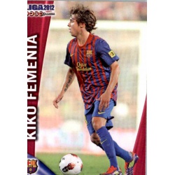Kiko Femenía Barcelona B 1209 Las Fichas de la Liga 2012 Platinum Official Quiz Game Collection