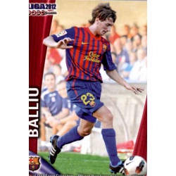 Balliu Barcelona B 1210 Las Fichas de la Liga 2012 Platinum Official Quiz Game Collection
