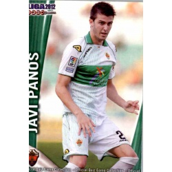 Javi Paños Elche 1213 Las Fichas de la Liga 2012 Platinum Official Quiz Game Collection