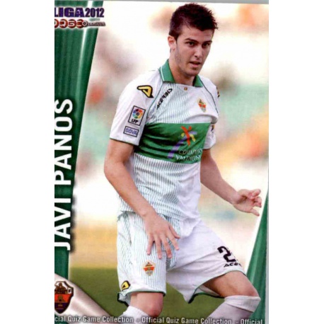 Javi Paños Elche 1213 Las Fichas de la Liga 2012 Platinum Official Quiz Game Collection