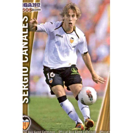 Sergio Canales Valencia 1242 Las Fichas de la Liga 2012 Platinum Official Quiz Game Collection