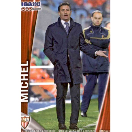 Michel Sevilla 1246 Las Fichas de la Liga 2012 Platinum Official Quiz Game Collection