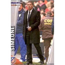 Simeone Atlético Madrid 1252 Las Fichas de la Liga 2012 Platinum Official Quiz Game Collection