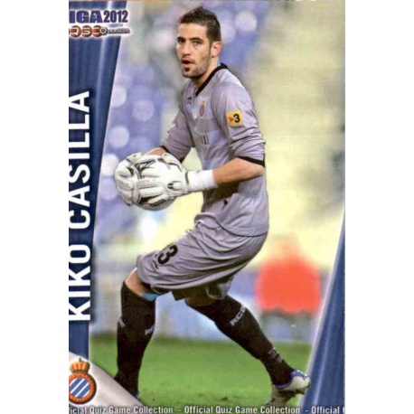 Kiko Casilla Espanyol 1253 Las Fichas de la Liga 2012 Platinum Official Quiz Game Collection