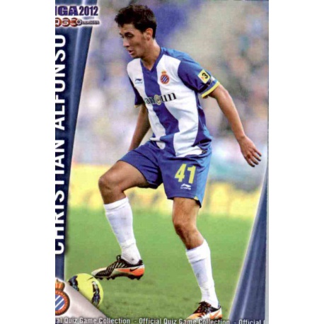 Cristian Alfonso Espanyol 1259 Las Fichas de la Liga 2012 Platinum Official Quiz Game Collection