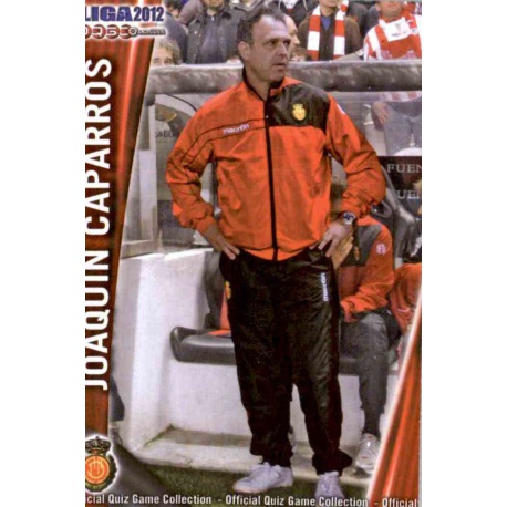 Joaquin Caparrós Mallorca 1281 Las Fichas de la Liga 2012 Platinum Official Quiz Game Collection