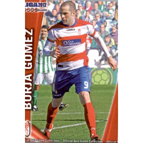 Borja Gómez Granada 1295 Las Fichas de la Liga 2012 Platinum Official Quiz Game Collection