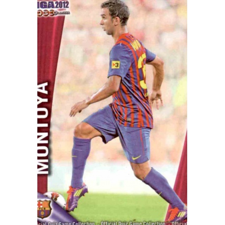 Montoya Barcelona B 1299 Las Fichas de la Liga 2012 Platinum Official Quiz Game Collection