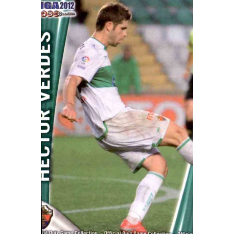 Héctor Verdés Elche 1301 Las Fichas de la Liga 2012 Platinum Official Quiz Game Collection