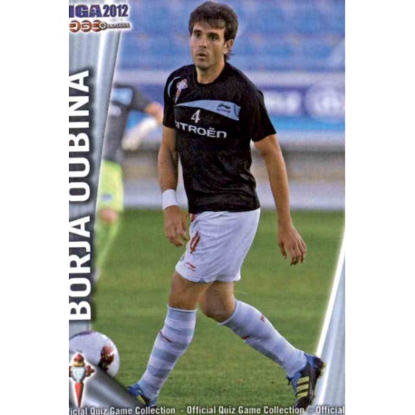 Borja Oubiña Celta 1303 Las Fichas de la Liga 2012 Platinum Official Quiz Game Collection