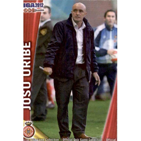 Josu Uribe Girona 1308 Las Fichas de la Liga 2012 Platinum Official Quiz Game Collection