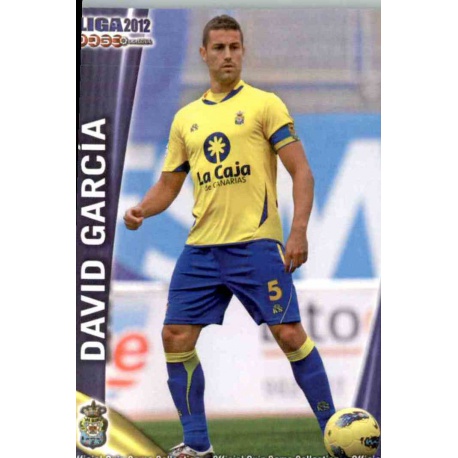 David García Las Palmas 1318 Las Fichas de la Liga 2012 Platinum Official Quiz Game Collection
