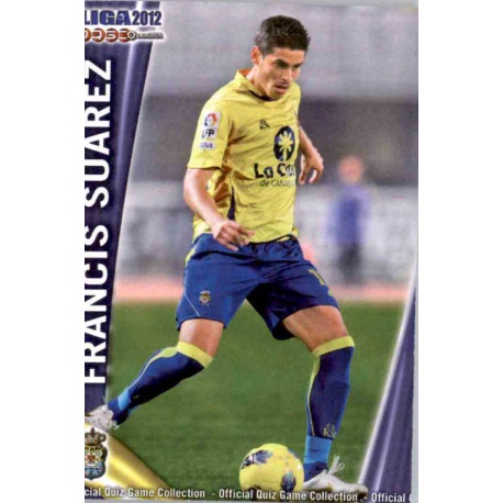 Francis Suárez Las Palmas 1319 Las Fichas de la Liga 2012 Platinum Official Quiz Game Collection