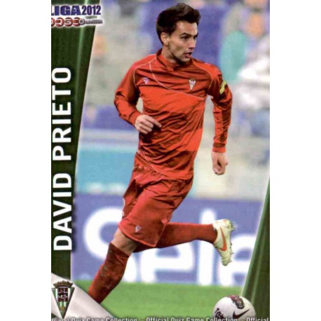David Prieto Córdoba 1322 Las Fichas de la Liga 2012 Platinum Official Quiz Game Collection