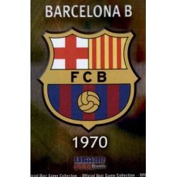 Escudo Brillo Liso Barcelona B 775 Las Fichas de la Liga 2012 Platinum Official Quiz Game Collection