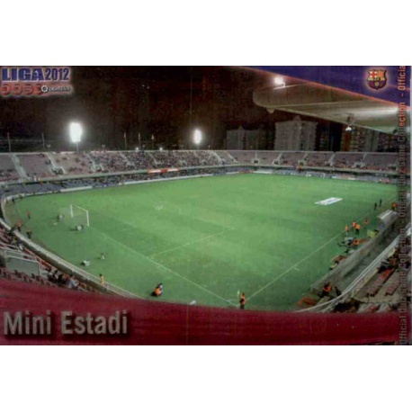 Mini Estadi Brillo Liso Barcelona B 776 Las Fichas de la Liga 2012 Platinum Official Quiz Game Collection