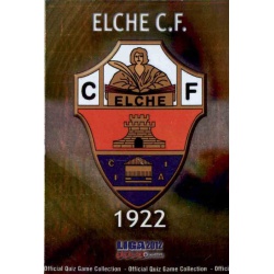 Escudo Brillo Liso Elche 796 Las Fichas de la Liga 2012 Platinum Official Quiz Game Collection