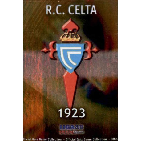 Escudo Brillo Liso Celta 817 Las Fichas de la Liga 2012 Platinum Official Quiz Game Collection