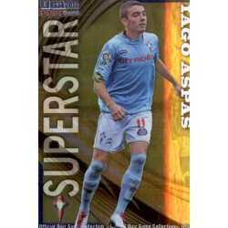 Iago Aspas Superstar Brillo Liso Celta 836 Las Fichas de la Liga 2012 Platinum Official Quiz Game Collection