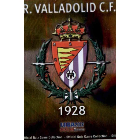 Emblem Smooth Shine Valladolid 838 Las Fichas de la Liga 2012 Platinum Official Quiz Game Collection