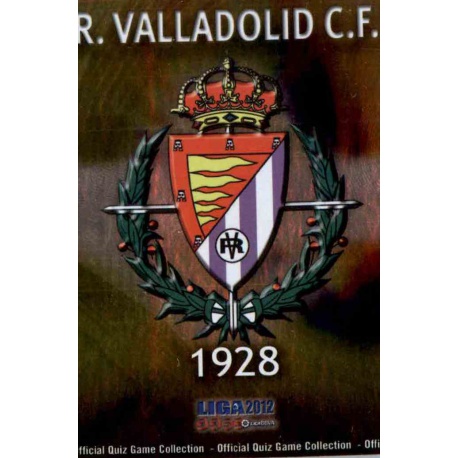 Escudo Brillo Liso Valladolid 838 Las Fichas de la Liga 2012 Platinum Official Quiz Game Collection